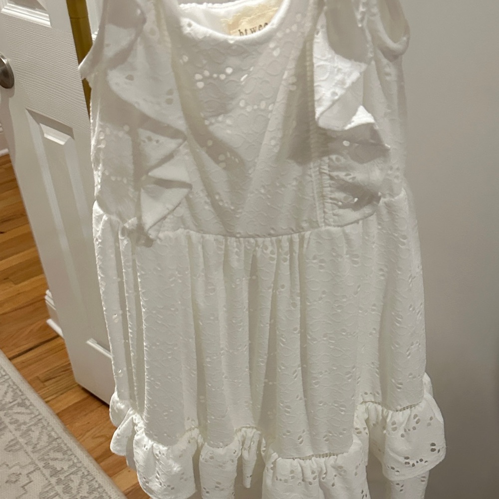 btween White Eyelet Ruffle Dress - Picture 4 of 4